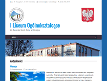 Tablet Screenshot of lo1.ostroleka.pl